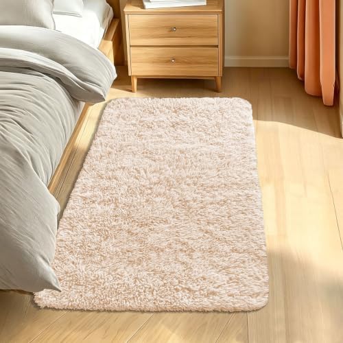 Smiry Area Rugs for Living Room Bedroom 2x4 ft, Fluffy Washable Carpet by Smiry