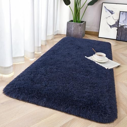Chicrug Soft Runner Rug for Bedroom Living Room Plush Fluffy Rug 2x4 - Image 2