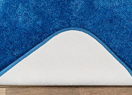 Garland Rug Traditional Nylon Washable Electric Blue 30" X 50" Bath Rug - Soft, Absorbent, and Stylish for Your Bathroom - Image 5
