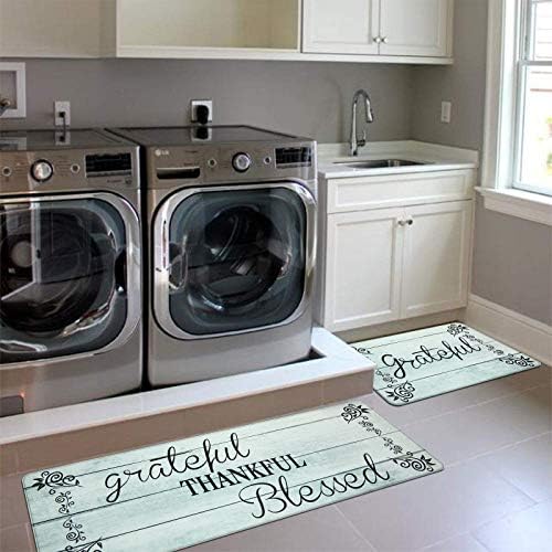 HEBE Anti Fatigue Kitchen Mat Set of 2, Cushioned Kitchen Mats for Floor - Image 6