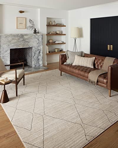 Loloi Darby Sand/Charcoal 7'-10" x 10' Area Rug by Unknown