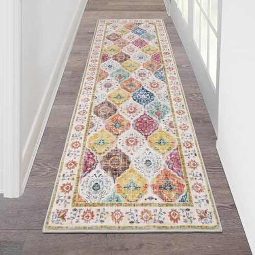 HEBE Hallway Runner Rug 2'x6', Washable Non Slip Kitchen Rug Runner by HEBE