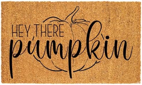 Pumpkin Doormat Fall Decor, Natural 100% Coco Coir Fiber Welcome Rugs with Heavy Duty Backing, Halloween Thanksgiving Front Porch Entryway Floor Mats, Indoor Outdoor Autumn Mats - Image 7