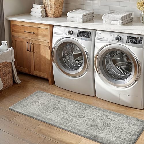 GENIMO Anti Fatigue Kitchen Mats for Floor 17"X59", Runner Rug,GrayTaupe - Image 7
