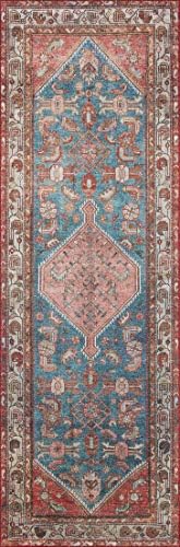 Loloi Layla Marine/Clay 7'-6" x 9'-6" Area Rug - Image 5