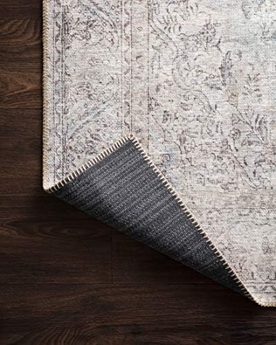 Loloi Loren Silver/Slate 2'-3" x 3'-9" Accent Rug - Image 6