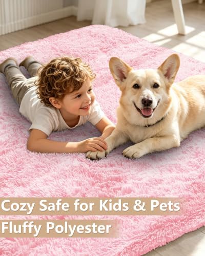 Smiry Area Rugs for Living Room Bedroom 3x5 ft, Fluffy Washable Carpet - Image 3