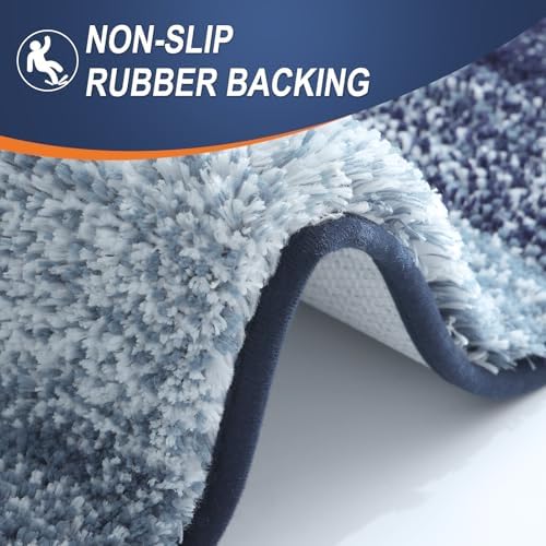 OLANLY Bathroom Runner Rug 47x24, Extra Soft Absorbent Microfiber Bath Rugs - Image 5