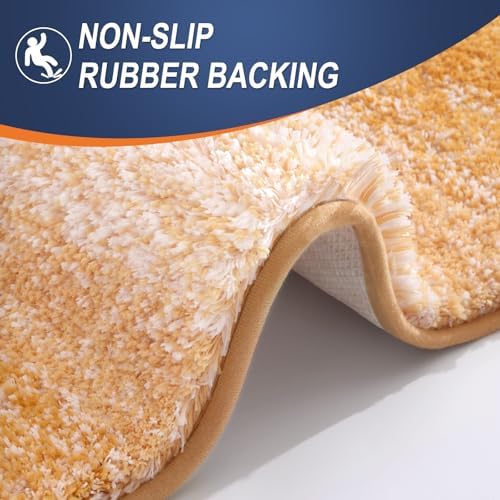 OLANLY Bathroom Runner Rug 70x24, Extra Soft Absorbent Microfiber Bath Rugs - Image 5