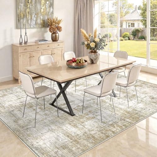 5x7 Area Rugs Washable Living Room Rug Non Slip Soft Carpets - Image 3