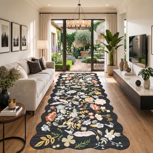 5x12 Runner Rug for Hallway: Washable Non Slip Living Room Area Rug - Image 5