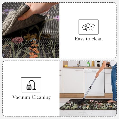KIMODE Anti Fatigue Kitchen Mats for Floor,Cushioned Farmhouse Kitchen Rugs - Image 5
