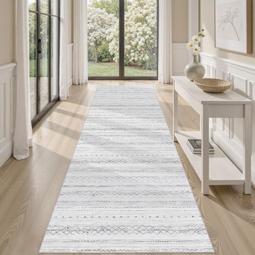 cotiled Hallway 2.6x8 Runner Rugs Washable Boho Moroccan Soft Rug by COTILED