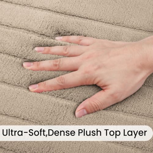 Sour Lemon 8x10 Area Rugs for Living Room Bedroom, Large Carpet Rug Taupe - Image 2
