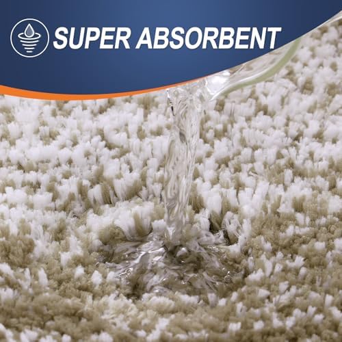 OLANLY Large Bathroom Rugs 50x30, Extra Soft Absorbent Microfiber Bath Rugs - Image 3