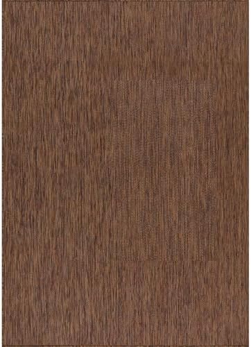 CAMILSON Outdoor Rug 5x7 Modern Area Rugs for Indoor and Outdoor Patios and Porches - Waterproof, Washable, Non-Shedding, Easy-to-Clean Outside Carpet (5 x 7, Solid - Gold) - Image 3