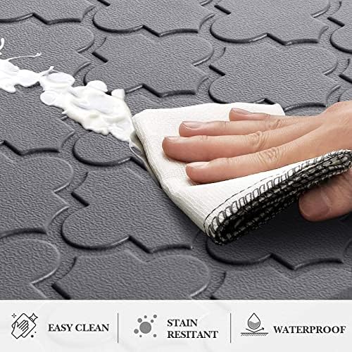Kitchen Mat 2 PCS Cushioned Anti-Fatigue Floor Mat Standing Mat for Kitchen - Image 4