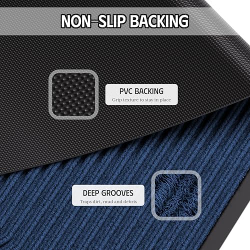 Front Door Mat 29.5x17, Heavy Duty Non-Slip Indoor Outdoor Doormat - Image 5