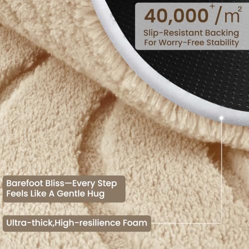 Sour Lemon 2x6 Runner Rug for Hallways Non Slip, Bedroom Modern Rugs Beige - Image 6
