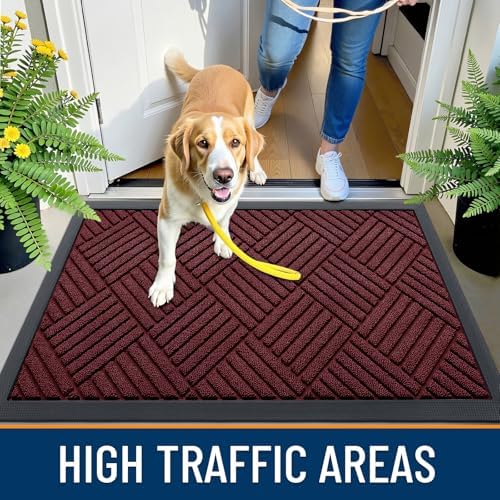 OLANLY Front Door Mat Outside Entrance 47x23, Waterproof Heavy-Duty Doormat - Image 6