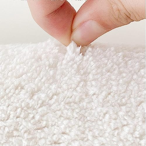 Poowe Blue Fantasy Round Rug,Fluffy Circular Rug Washable Nursery Rug for Kids Room Nonslip Indoor Floor Mat for Entryway-39.4" Round - Image 4