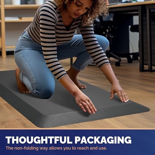 FEATOL Anti Fatigue Mat for Standing Desk & Kitchen Floor, 9/10 Extra Thick - Image 7