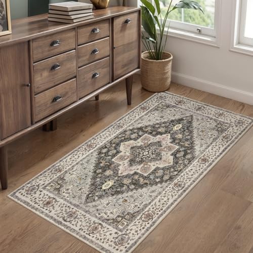 Tangsoo 2x4 Runner Washable Rugs for Entryway, Non Slip Small Area Rug - Image 5