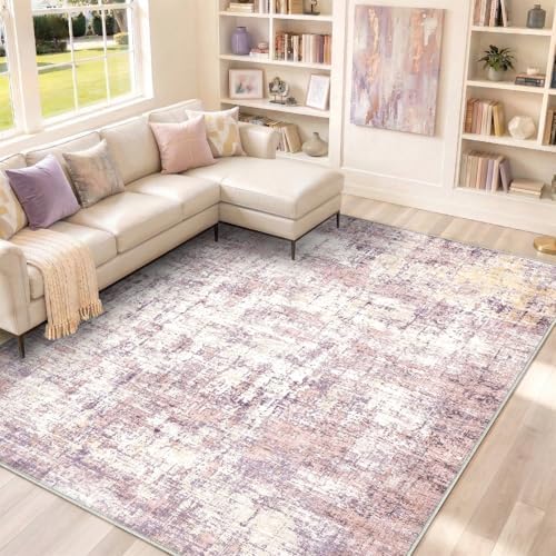 6x9 Area Rugs Washable Modern Abstract Living Room Bedroom Rug by Unknown