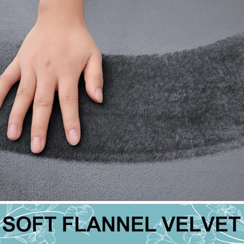 Smiry Memory Foam Bath Mat 59x20, Extra Soft and Absorbent Bathroom Rugs - Image 4
