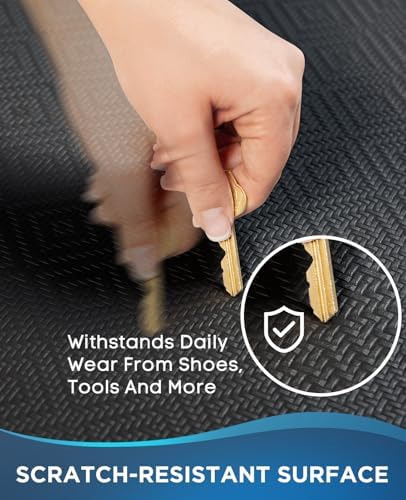 Ophanie Kitchen Mats for Floor, 1/2 inch Thick, 20x32 Anti Fatigue Cushioned Mat,Kitchen Rugs,Waterproof,Comfort Ergonomic Standing Mat for Office,Home,Sink with 99+ Pairs of Anti-Slip Bottom Ridges - Image 5