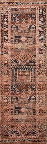 Loloi Layla Mocha/Blush 2'-6" x 7'-6" Runner Rug - Image 4
