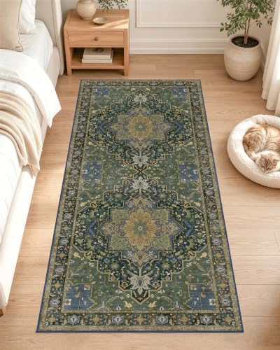 OLANLY 2x5 Washable Runner Rug, Soft Non Slip Carpet for Hallway Kitchen by OLANLY