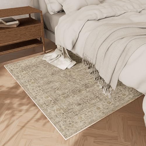 Washable Entryway Small Area Rugs: Door Mat Indoor Entrance 2x3 Boho Rug Stain Resistant Non-Slip Rubber Backing Soft Carpet for Kitchen Front Door Indoor Entrance Entry Bedroom Kids Room - Image 5