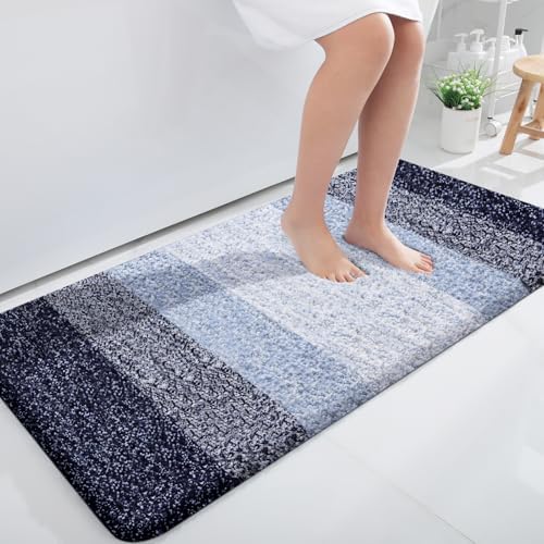 OLANLY Bathroom Runner Rug 45x27, Extra Soft Absorbent Microfiber Bath Rugs by OLANLY