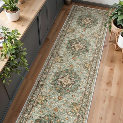 Washable Oriental Hallway Runner Rug: 3x16 Rugs for Living Room Non Slip - Image 3