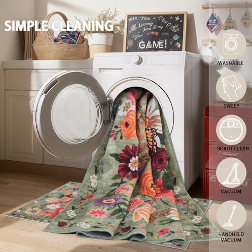 Area Rugs 9x12 Living Room Washable Rug - Image 5