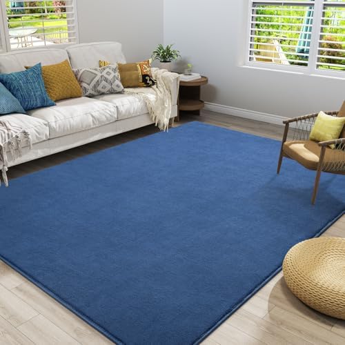 Amearea Large Area Rugs for Bedroom Living Room, 8x10 Blue Memory Foam Rug - Image 6