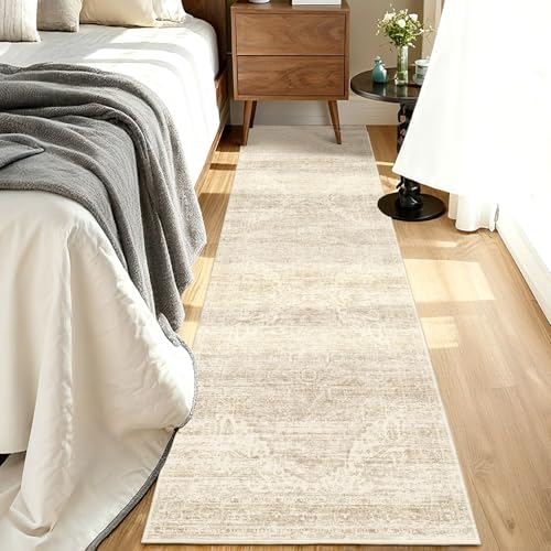 2x5 Washable Runner Rugs，Boho Vintage Rug Runner,Ultra-Thin Kitchen Runner Rug Non-Slip Backing Entryway Runners,Bathroom Carpet for Hallways,Bedroom，Laundry Room - Image 6