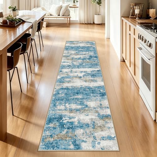 Runners for Hallways 2x8 Kitchen Runner Rugs，Modern Abstract Rug Runners for Entryway，Stain Resistant Washable Runner Rug Non-Slip 8ft Carpet Rug for Bedroom Living Laundry Room by Unknown