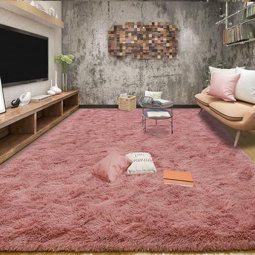 Tepook 5x8 Blush Pink Area Rugs for Living Room Girls Bedroom - Image 3