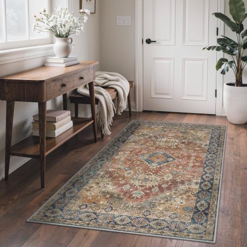 GENIMO Indoor Outdoor Rug, Washable for Patio and Deck, Dusty Blue, 3x5 - Image 6