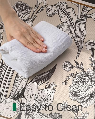 LUMI Kitchen Mats for Floor Set of 2 Cushioned Anti Fatigue, 17x30+17x59 - Image 6