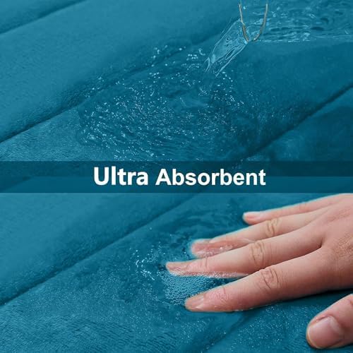 Buganda Memory Foam Bath Mat 30 x 20, Ultra Soft Absorbent Bathroom Rugs - Image 5
