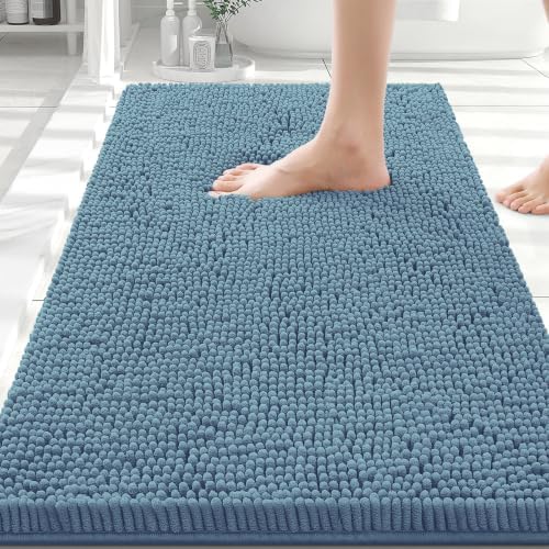 Smiry Bathroom Rugs 30X20, Luxury Chenille Extra Soft Absorbent Bath Mat by Smiry