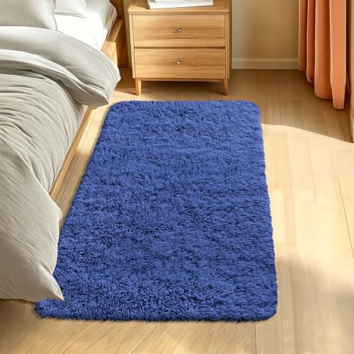 Smiry Area Rugs for Living Room Bedroom 2x5 ft, Fluffy Washable Carpet by Smiry