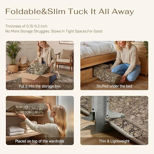 HUGEAR 2 Piece 2x3/2x6 Washable Rug for Entryway - Image 6