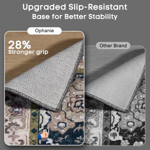 Ophanie Black Velvet Area Rugs 2x6 for Bedroom Living Room, Fluffy Shag Fuzzy Carpet, Plush Shaggy Rug, Indoor Carpet for Kids Boys Dorm Home Decor Aesthetic, Nursery with 99 pcs Pile fibers - Image 4