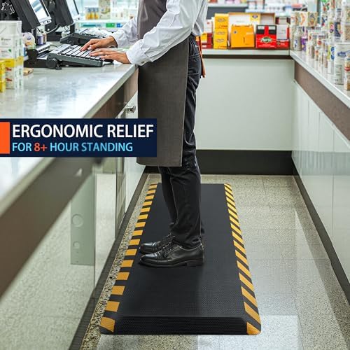 FEATOL 0.9" Anti Fatigue Mat for Industrial & Standing Mat & Home Kitchen - Image 2