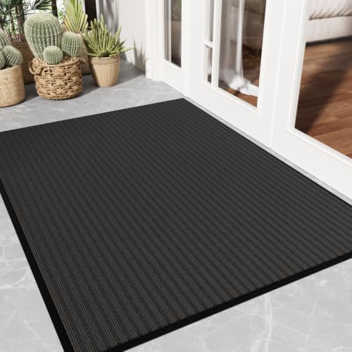 Front Door Mat 3'x4', Non-Slip Heavy Duty Indoor Outdoor Doormat by EZ2LIVE