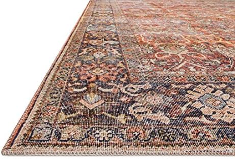 Loloi Layla Spice/Marine 2'-6" x 9'-6" Runner Rug - Image 4